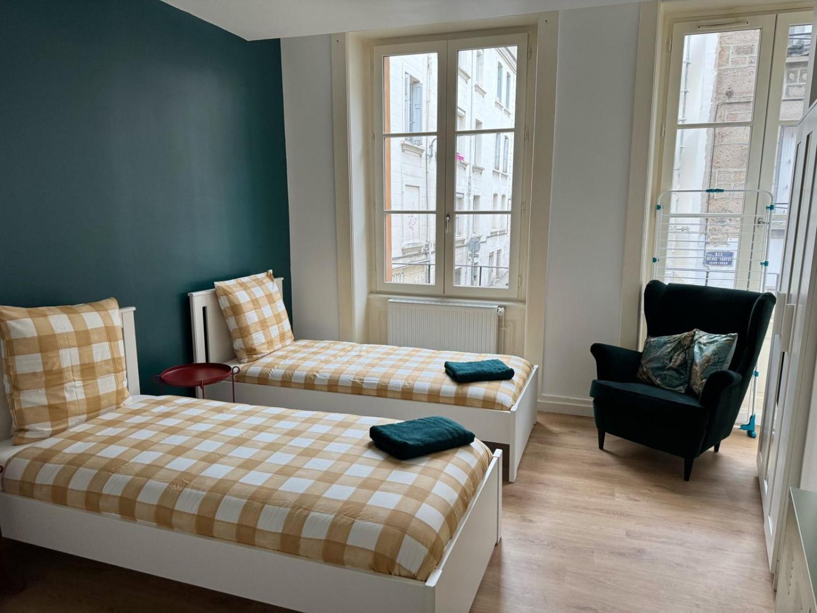 24 Chic & Cosy Grand Appart 88M2 Parking Gratuit Hypercentre Netflix Saint-Etienne (Loire) Exterior foto