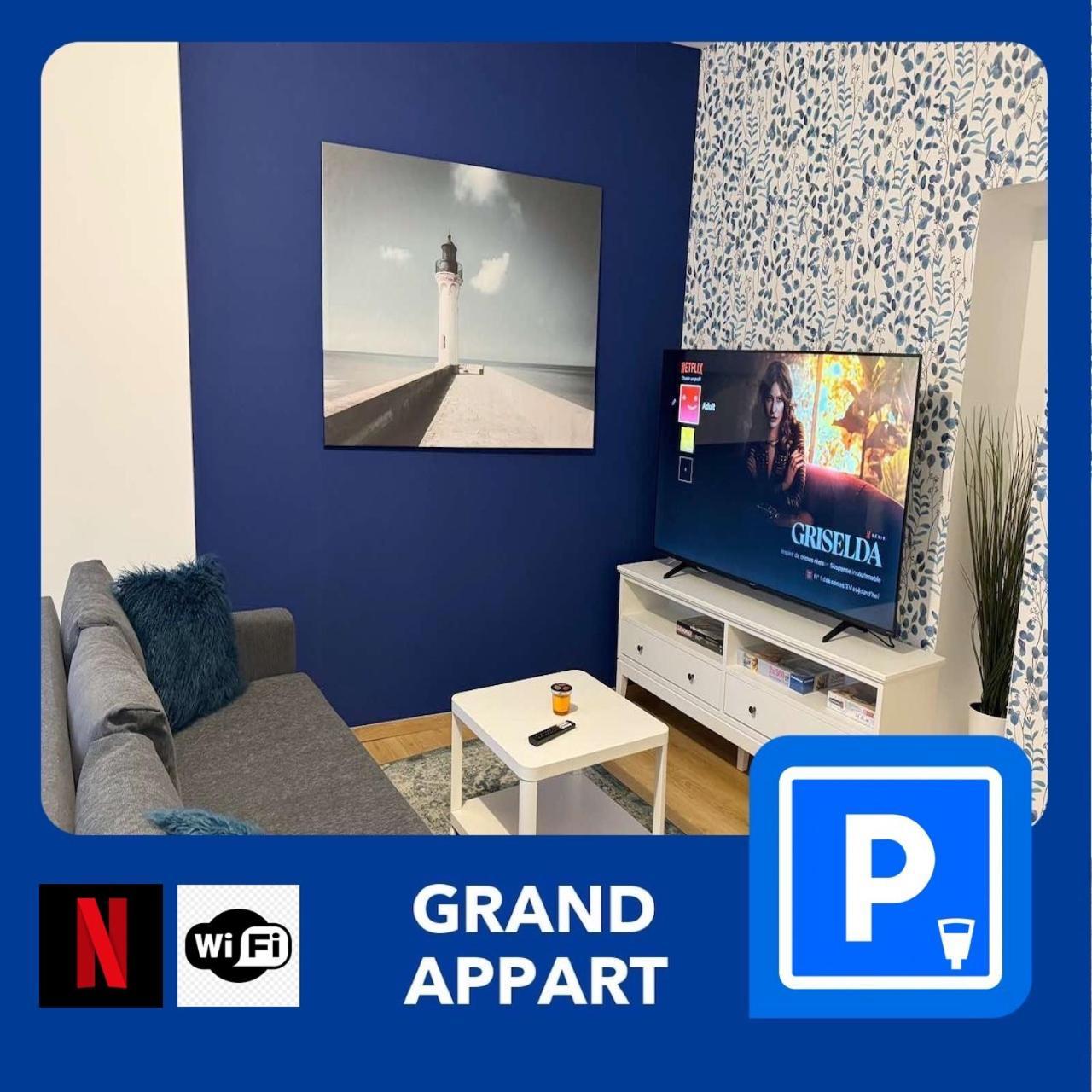 24 Chic & Cosy Grand Appart 88M2 Parking Gratuit Hypercentre Netflix Saint-Etienne (Loire) Exterior foto